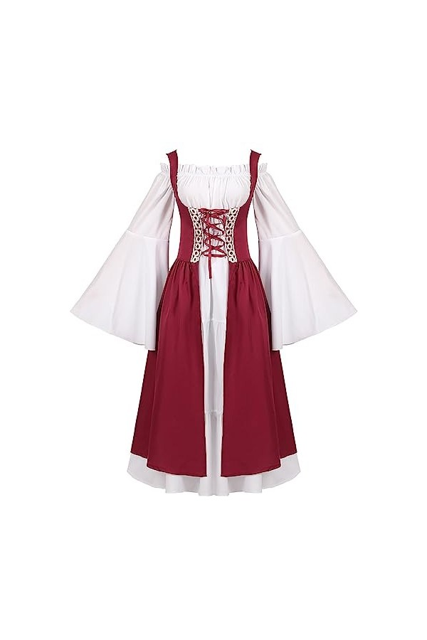 TWIOIOVE Diona Costume de cosplay taille vent robe de spectacle sexy grande taille