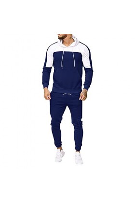 RYTEJFES Vêtements de sport pour homme, ensembles dentraînement pantalon de jogging pour homme pantalon de sport élégant spo