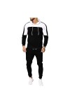 RYTEJFES Vêtements de sport pour homme, ensembles dentraînement pantalon de jogging pour homme pantalon de sport élégant spo