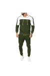 RYTEJFES Vêtements de sport pour homme, ensembles dentraînement pantalon de jogging pour homme pantalon de sport élégant spo
