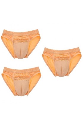 FRCOLOR 3 Pièces Mâle À Femelle Vêtements Gaff String Drag Queen Costume Gaff Tucking sous-Vêtements Hommes Respirant sous-Vê