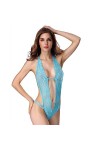 BBAUER Einteiliger Damen-Dessous mit tiefem V, Teddy, Sexy Spitzen-Body, Verschiedene Farben