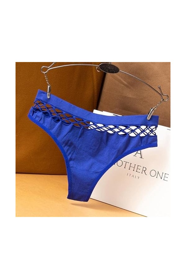 MULANY Femme Slips 3 pièces/lot Sexy Transparent G-String Taille Haute Femmes Tricot Femme évider Tongs sans Couture Culotte 