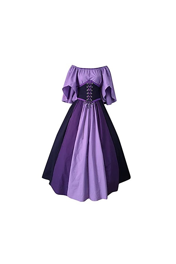 chiphop Costume De Cosplay Foxy Funtime Mediev sexy Dress H Patchwork dentelle mode Al vintage femmes SLA cou Gothique robe p