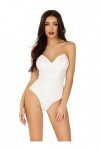 Leg Avenue Vinyl boned bodysuit, M