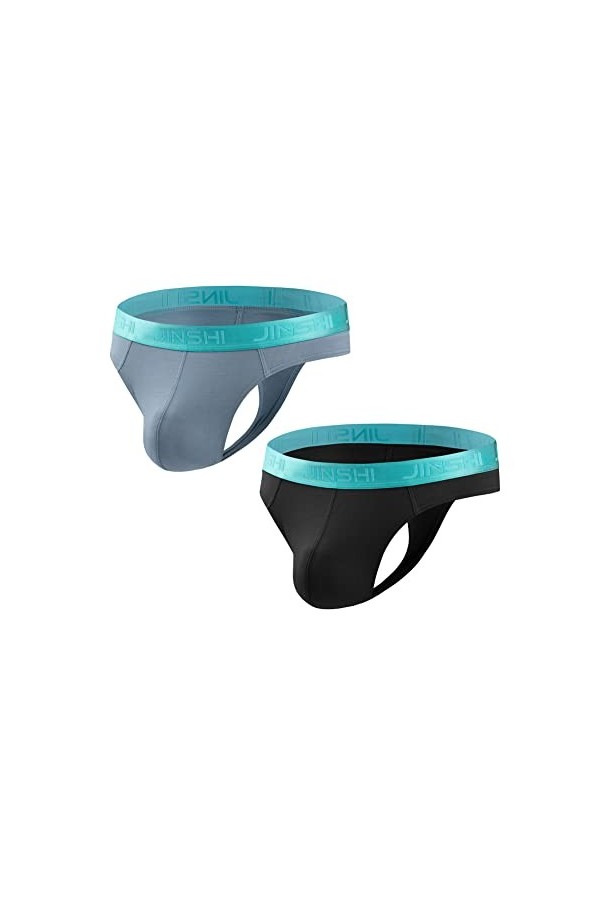 ZUOLAIYIN String tanga homme strings homme strings homme strings sexy sous-vêtements pour homme G-string grand renflement nou