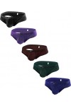 iKingsky Caleçon Coquine pour Homme Sexy Brésilien Dos Sous-vêtements Taille Basse Pouch Tanga Sous-vêtement, Lot de 5, L