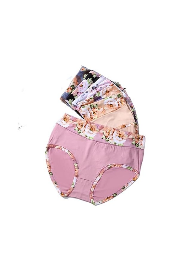 RUDDOG Culotte Femme Culotte Menstruelle 6Pcs / Lot pour Femmes Culotte Grande Taille Respirant Les sous-Vêtements Sexy Femel