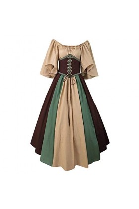 chiphop Costume De Cosplay Foxy Funtime Mediev sexy Dress H Patchwork dentelle mode Al vintage femmes SLA cou Gothique robe p