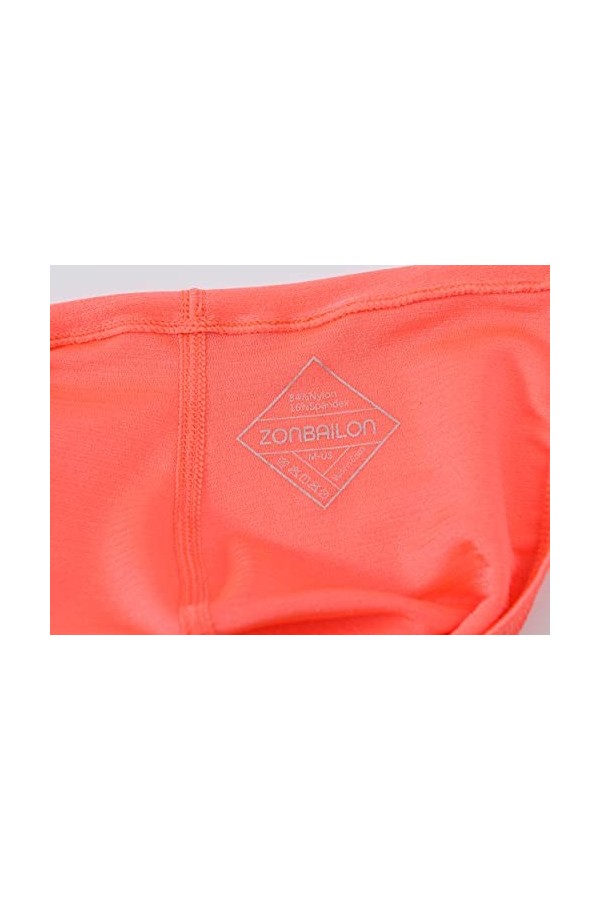 BIATWOWR String string réglable sans étiquette pour homme - Sous-vêtements sexy - Grande poche avant - Dos en T - Taille bass