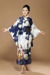 Robe de soirée traditionnelle japonaise vintage pour femme Geisha Kimono vintage pour femme Costume de spectacle de scène Cos