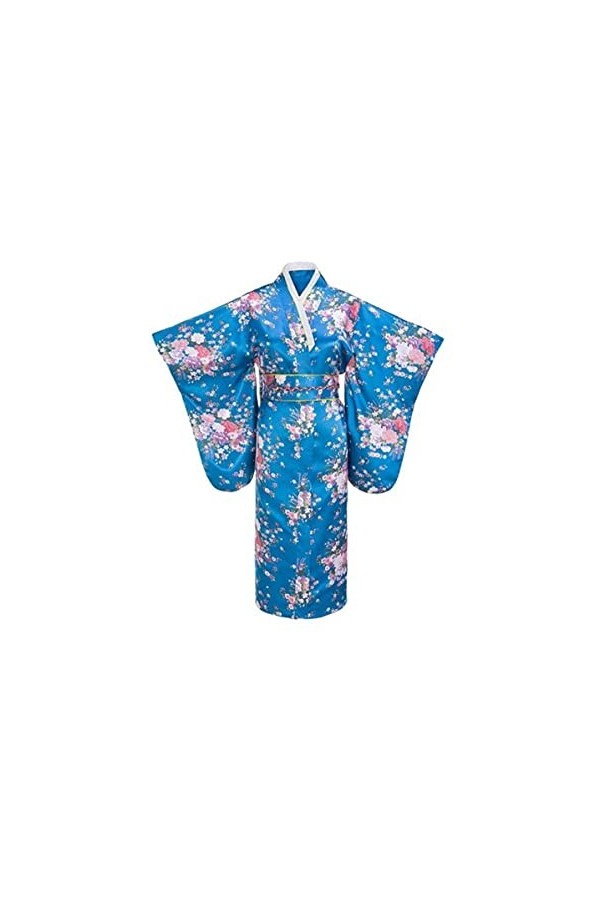 Robe de soirée traditionnelle japonaise vintage pour femme Geisha Kimono vintage pour femme Costume de spectacle de scène Cos