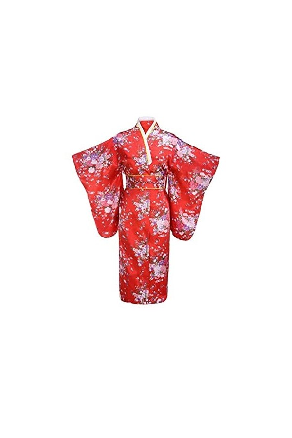 Robe de soirée traditionnelle japonaise vintage pour femme Geisha Kimono vintage pour femme Costume de spectacle de scène Cos