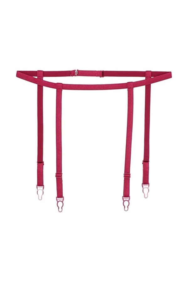 Bretelles for pantalons for hommes ， Bretelles Sexy Femmes Dentelle Noir/Blanc/Rouge Jarretière Tentation Ultra-Mince Femme B