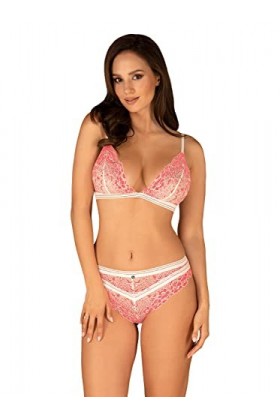 Obsessive Ensemble de soutien-gorge Rose taille unique