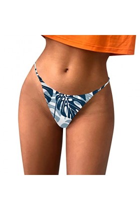 Vexiangni Culotte respirante pour femme - Culotte douce - Sans coutures - Culotte érotique avec fente - Sexy - String en coto