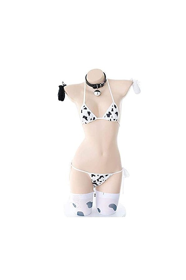 Générique Bodys pour Femmes Fille sous-vêtements Mignons Soutien-Gorge Sexy et Culotte Ensemble de Lingerie Bas Taille Uniqu