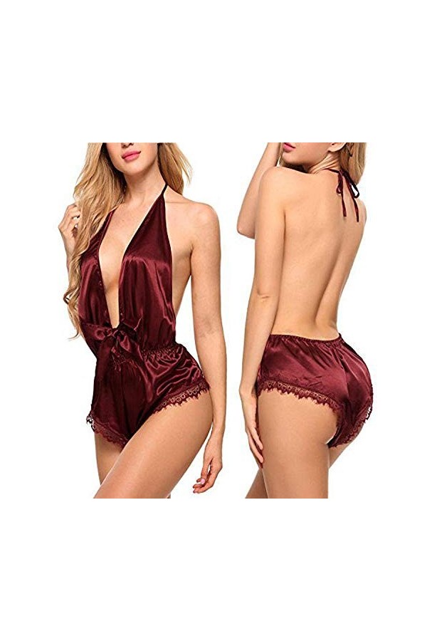 Générique Costumes Ensembles de vêtements de Nuit et Peignoirs pour Femmes Lingerie Sexy, Pyjamas Sexy, Lingerie Sexy Red X 