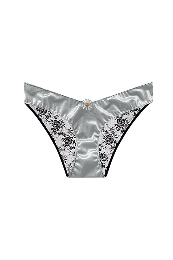 Vexiangni Culotte pour femme - Ouvert - Sans coutures - Pour cosplay - Sexy - String pour femme, bleu, XL