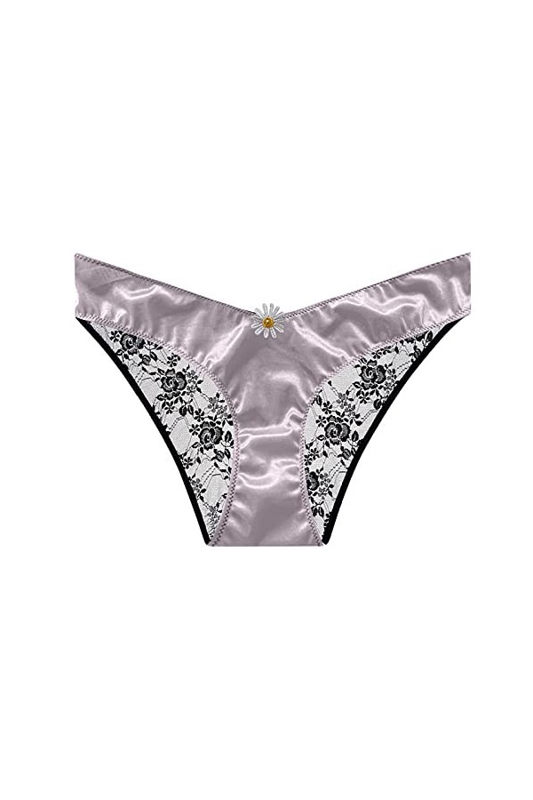 Vexiangni Culotte pour femme - Ouvert - Sans coutures - Pour cosplay - Sexy - String pour femme, bleu, XL