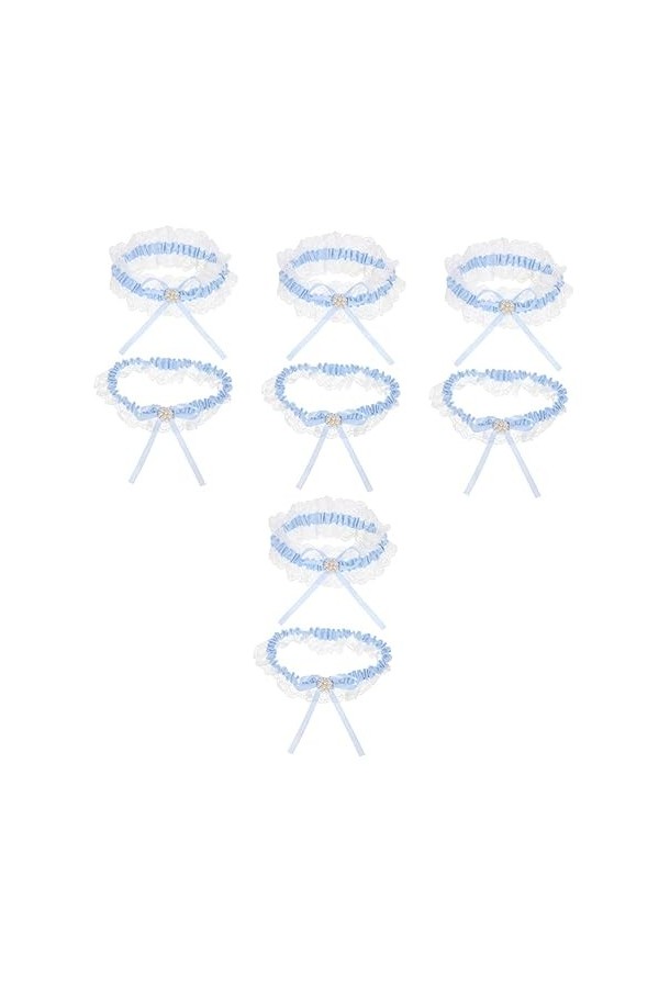 SOIMISS 4 Ensembles Porte-Jarretelles Kit De Bijoux Jarretière De Mariée Costumes pour Le Bal Dame Jarretière en Dentelle Jar