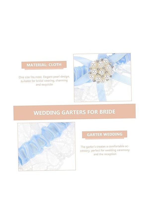 SOIMISS 4 Ensembles Porte-Jarretelles Kit De Bijoux Jarretière De Mariée Costumes pour Le Bal Dame Jarretière en Dentelle Jar