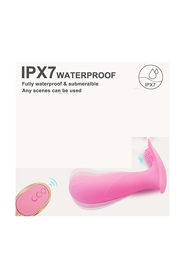 Vîbrômâssêur Fémmé telephone ôêüf Vîbrø Mini-????? culotte V?b???te V?b?? Femme Póîńt Ġ St?m?l?t??r Télécommande Sans Fil - V