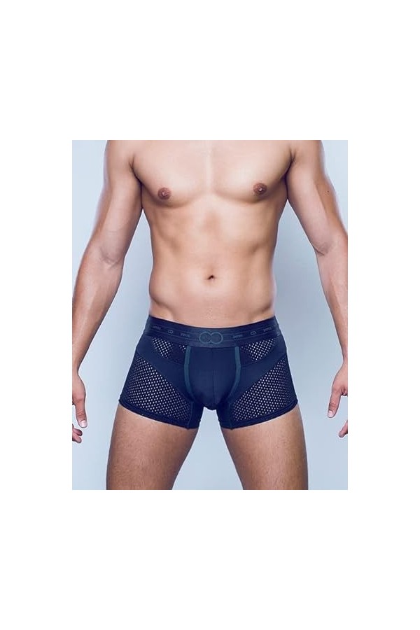 2Eros - sous-vêtement Hommes - Boxers Homme - AKTIV Pegasus Trunk Black/Green - Noir - 1 x Taille XL