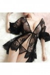 Générique Vêtements pour Femmes Lingerie Sexy Nouvelle Lingerie Sexy Cils Dentelle Chemise de Nuit Costume Sexy Transparent 