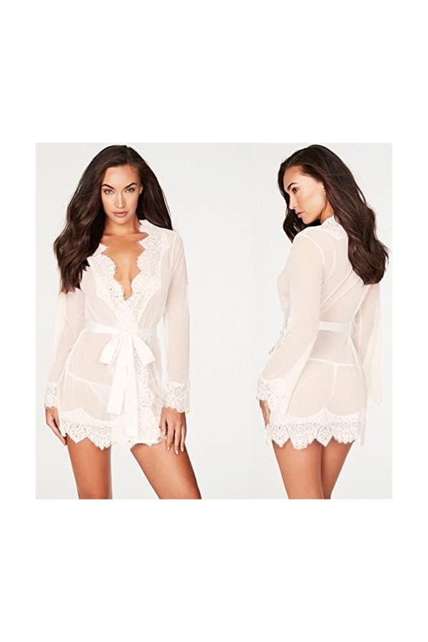 LuisFranklin Nightdress Chemise De Nuit Femmes Sexy Femmes Érotique Sexy Lingerie Pyjama Dentelle Lingerie Sexe Vêtements Bab