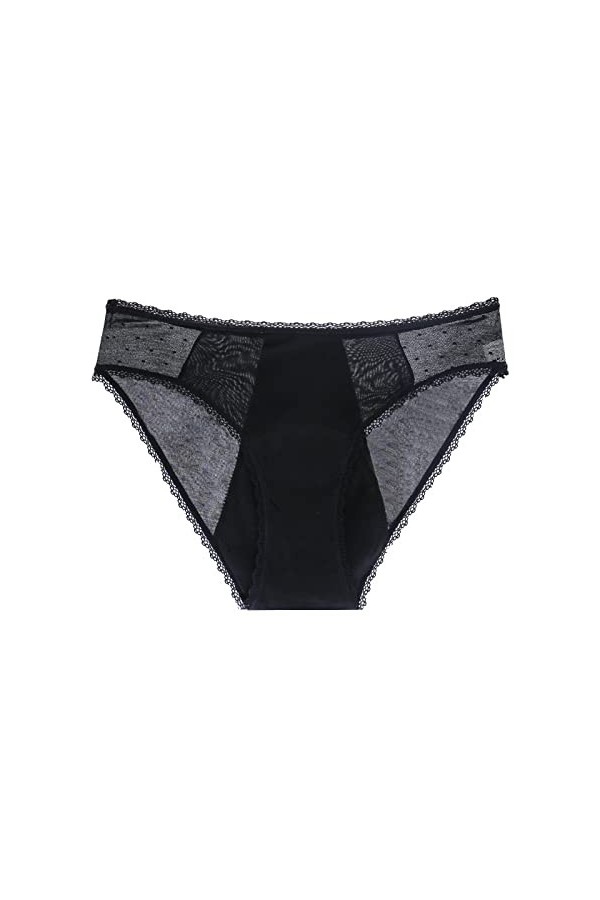 Culotte Femme 3/5PCS Grande Taille Fibre De Bambou Sexy Dentelle Maille Bikini Quatre Couches Pantalon Physiologique Dames Pa