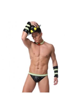 RCBHSD Mankini Homme Tenue Ensemble déguisement Sexy Sissy Erotique Cosplay SM Erotique Deguisement jouer un rôle ou se diver