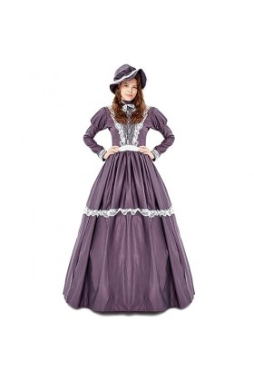 VIRACIN Costume Sexy Pour Halloween Oktoberfest Robe Longue Tenue Déguisement Cosplay Tatsumaki Purple, S 