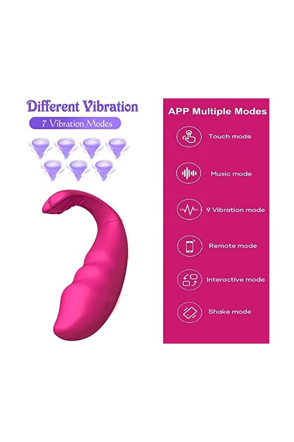 Oéufs Vîbrant Vibro Couple Vîbrõ Culotte ???????? plaisir Culotte Vîbránte avec télécommande pour femme Vîbrómásseur à distan