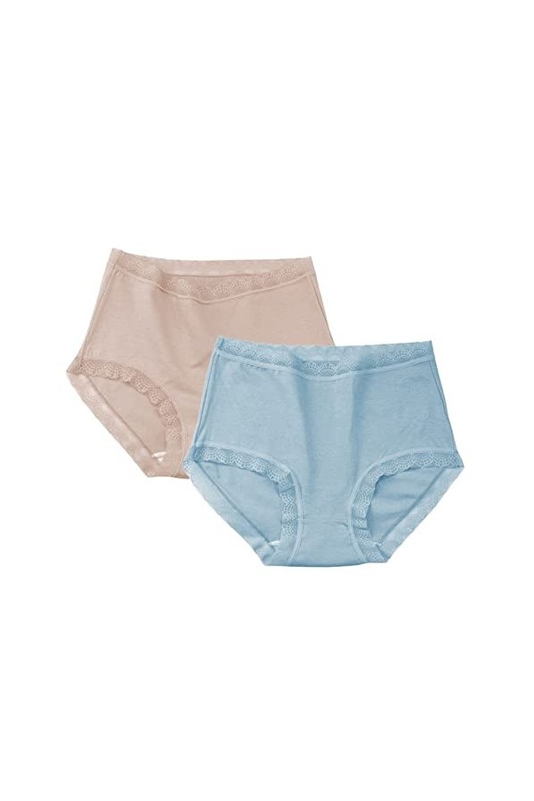 Femme Slips 3 pièces/lot Femmes Coton Slips Sexy sous-vêtements Taille Haute Culotte Grande Taille Dames caleçons Intime Femm