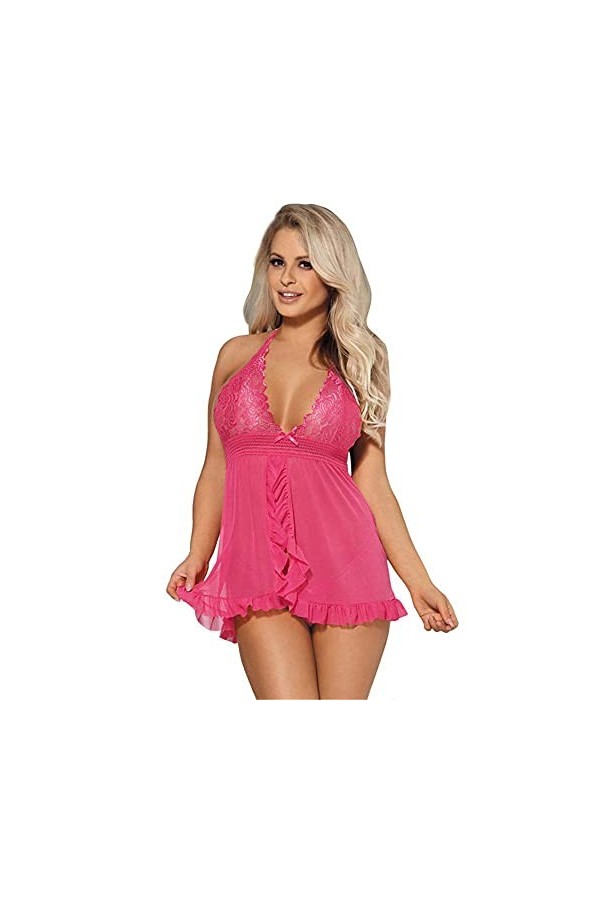 Lingerie Sexy Femme Grande Taille Sexy One-Piece Jarretelles Chemise de Nuit Bustier Lingerie Femme Sexy Elasticity Underwear
