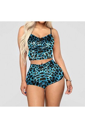 Vêtements pour Femmes Lingerie Sexy Nouvel Ensemble de Soutien-Gorge Pyjama Deux pièces Sexy Bleu 2 XX 