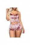 Générique Vêtements pour Femmes Lingerie Sexy Nouvel Ensemble de Soutien-Gorge Pyjama Deux pièces Sexy Rose XX 
