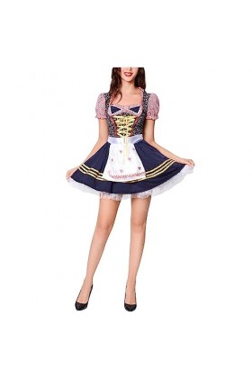 Costume dHalloween pour femme, dirndl midi pour femme, vêtements érotiques pour femme, costume de bière pour femme, vêtement