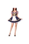 Costume dHalloween pour femme, dirndl midi pour femme, vêtements érotiques pour femme, costume de bière pour femme, vêtement