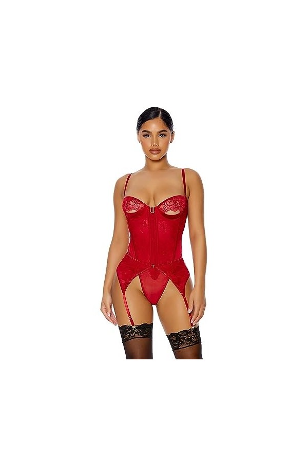 Forplay Peek Show Ensemble dours pour Femme Noir Taille XL