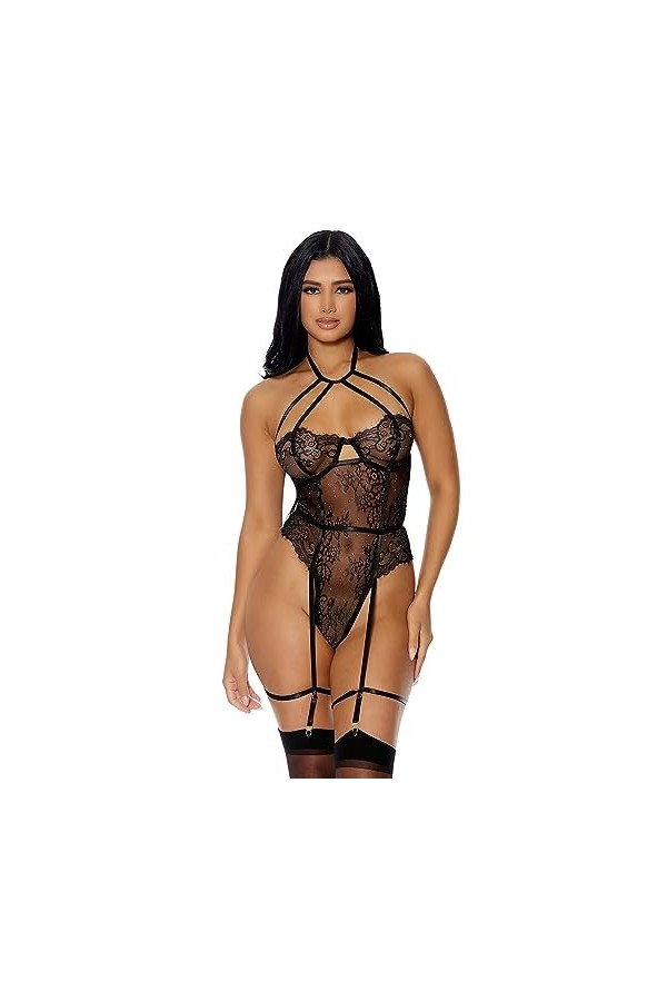 Forplay Her Bloom Teddy Montre pour Femme Noir Taille L