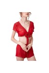 sous-vêtements en Dentelle Chaude Chemise de Nuit Lingerie Sexy 2 pièces Femmes vêtements de Nuit Pyjamas Sexy vêtements pour