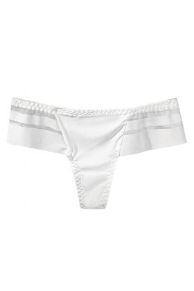 QWUVEDS Femmes Sous-vêtements cônes bikini culotte T string stretch femmes sous-vêtements cônes lingerie lingerie sexy rouge,