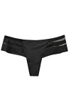 QWUVEDS Femmes Sous-vêtements cônes bikini culotte T string stretch femmes sous-vêtements cônes lingerie lingerie sexy rouge,