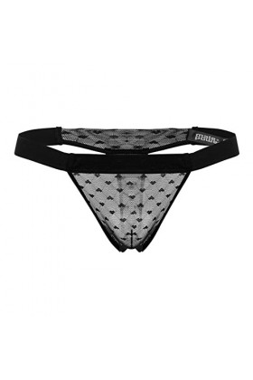 Male Power 454-279 Heart Breaker Micro String V, noir, Large-X-Large