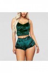 Lingerie Sexy Nouvel Ensemble Soutien-Gorge Pyjama Deux pièces Sexy Vert M 