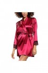 DKaren Femmes Peingoir Satin Gosia, Bordeaux,46