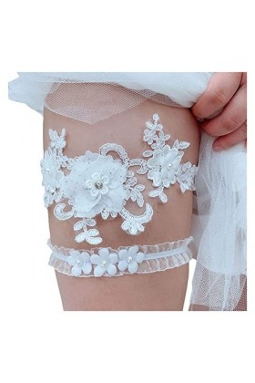 ZZSRJ Sexy Dentelle Mariage jarretière mariée Cuisse Femmes Color : LW21, Taille : One Size 