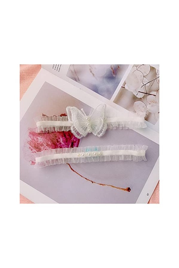 ZZSRJ Sexy Dentelle Mariage jarretière mariée Cuisse Femmes Color : LW21, Taille : One Size 